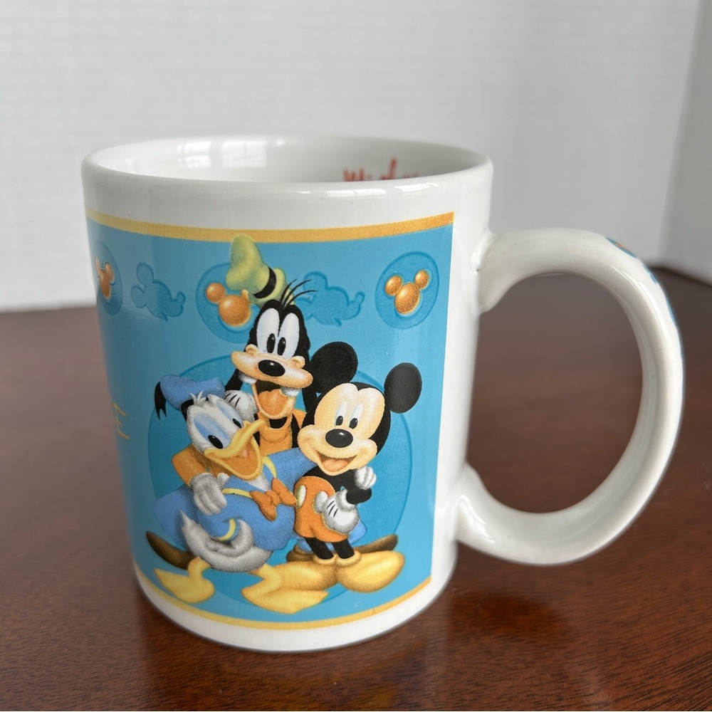 DISNEY Mickey Mouse Coffee/Tea Mug Donald Duck Goofy - Picture 2 of 7